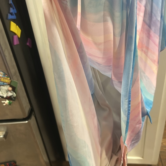 Show Me Your MuMu Pastel One Shoulder Dress - Picture 13 of 14